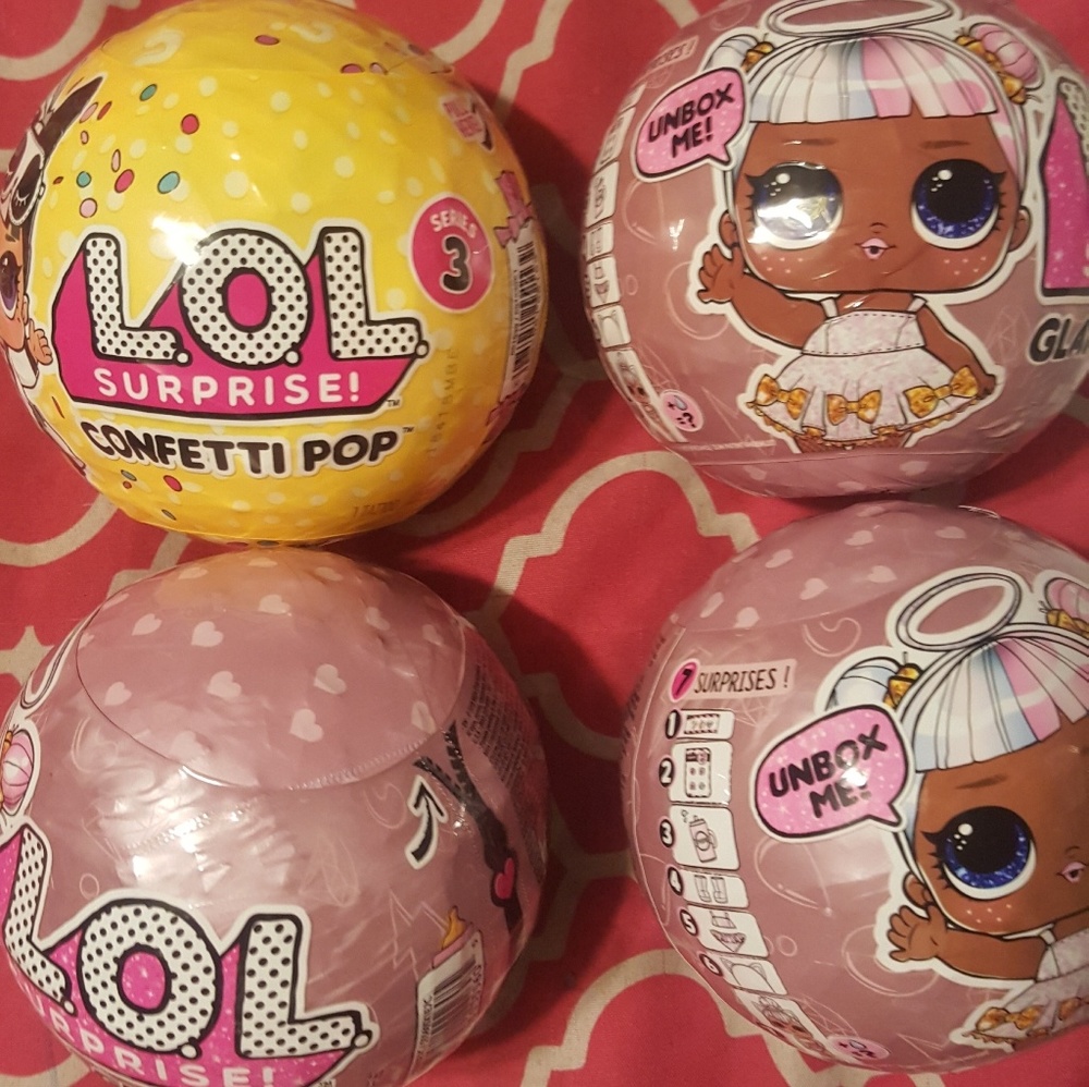 Lot of 4 LOL balls